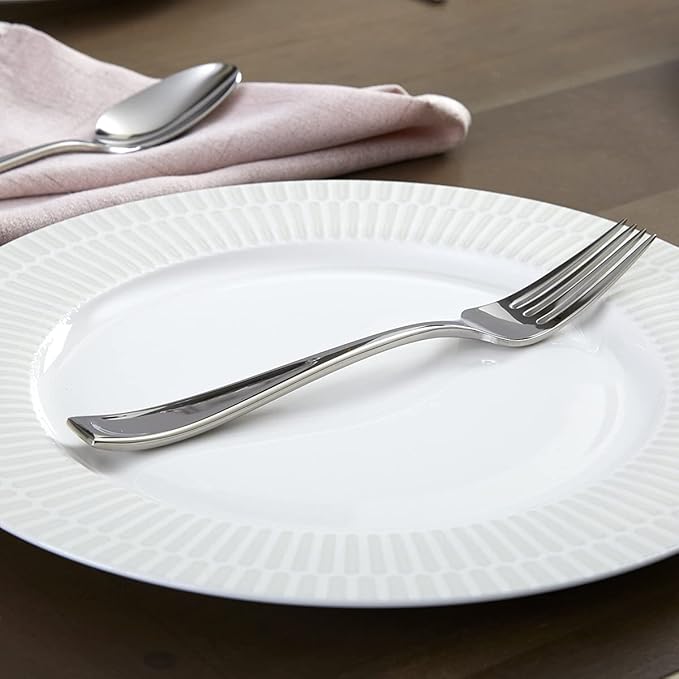 Oneida Moda Dinner Forks, Set of 4,Silver,Dinner Forks, Set of 4