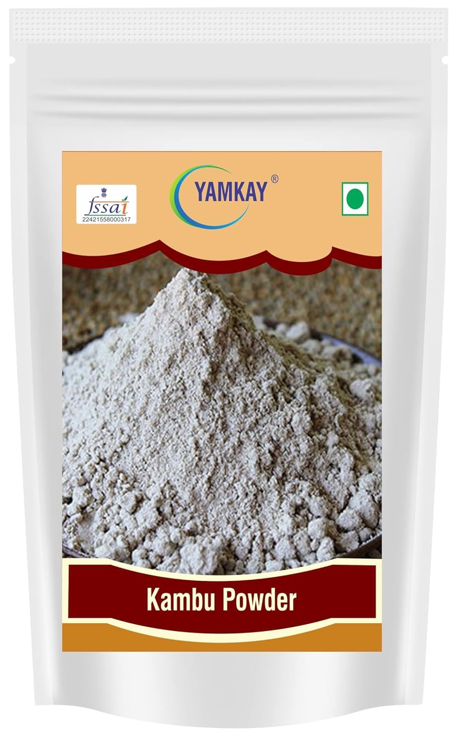 Yamkay Pearl Millet Flour (Bajra Atta) - Naturally Gluten-Free Bajra Flour & Kambu Flour, High-Fiber, Nutritious Grain for Healthy Cooking & Baking (700 GM)