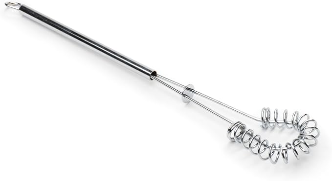 Fox Run Mini Whisks, Chrome Plated, Set of 4, Metallic, 8 x 2 x 1.75 inches