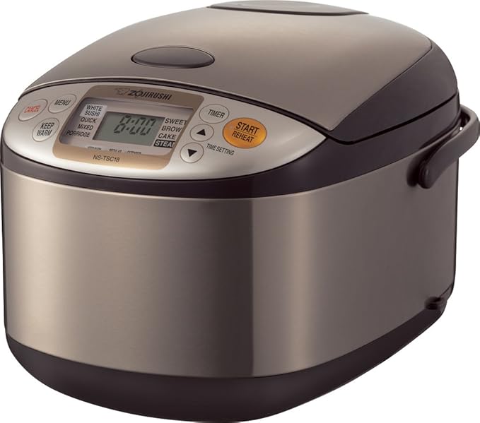 Zojirushi NS-TSC18 Micom Rice Cooker and Warmer – 1.8 Liters