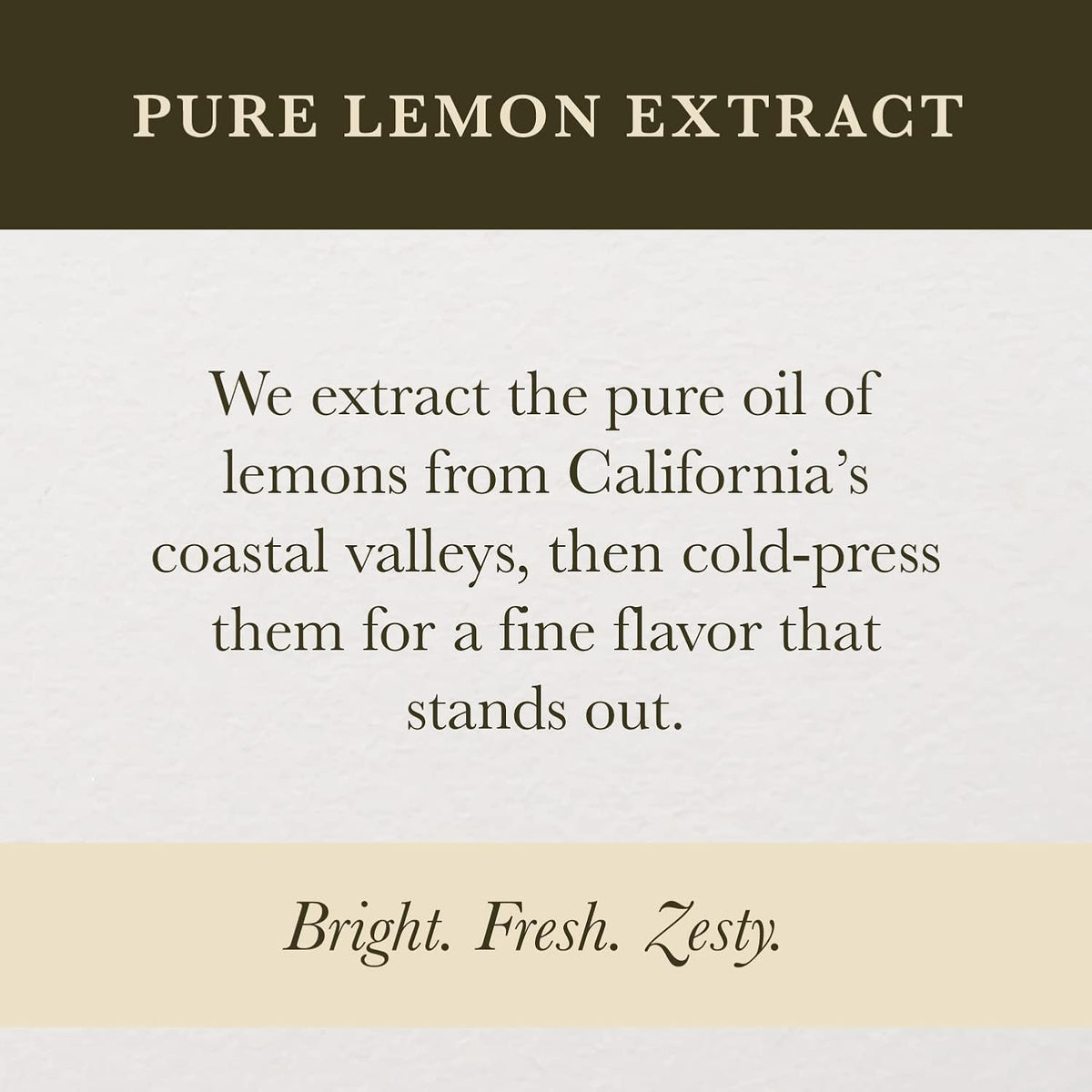 Cook's Pure Lemon Extract, Premium Quality, Cold Pressed Lemon, Sugar Free, Gluten Free, Allergen Free,16 oz