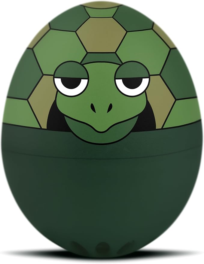 Turtle BeepEgg – Egg Timer for Boiling Eggs – Musical Egg Cooker for Soft, Medium, Hard Boiled Eggs – Food Safe – Singing Floating Egg Timer – Egg Cooker for 3 Levels of Doneness - Brainstream