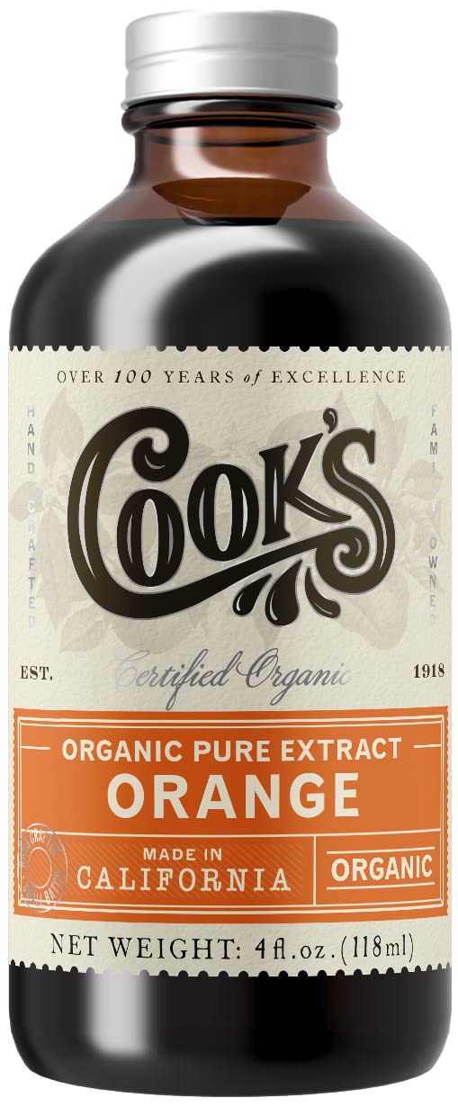 Cook's Organic Orange Extract 4 oz