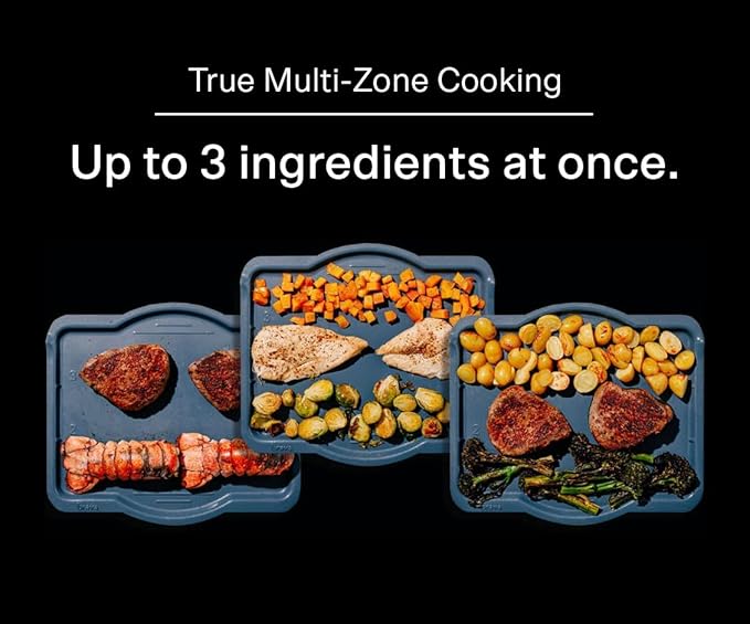 Brava Oven Chef's Choice Set: 10-in-1 Touchscreen Countertop Smart Oven, Air Fryer, 6-Slice Toaster, Slow Cooker, Reheater, Dehydrator, Rice Cooker, Healthy & User Friendly, Auto-Shut Off, 1800W