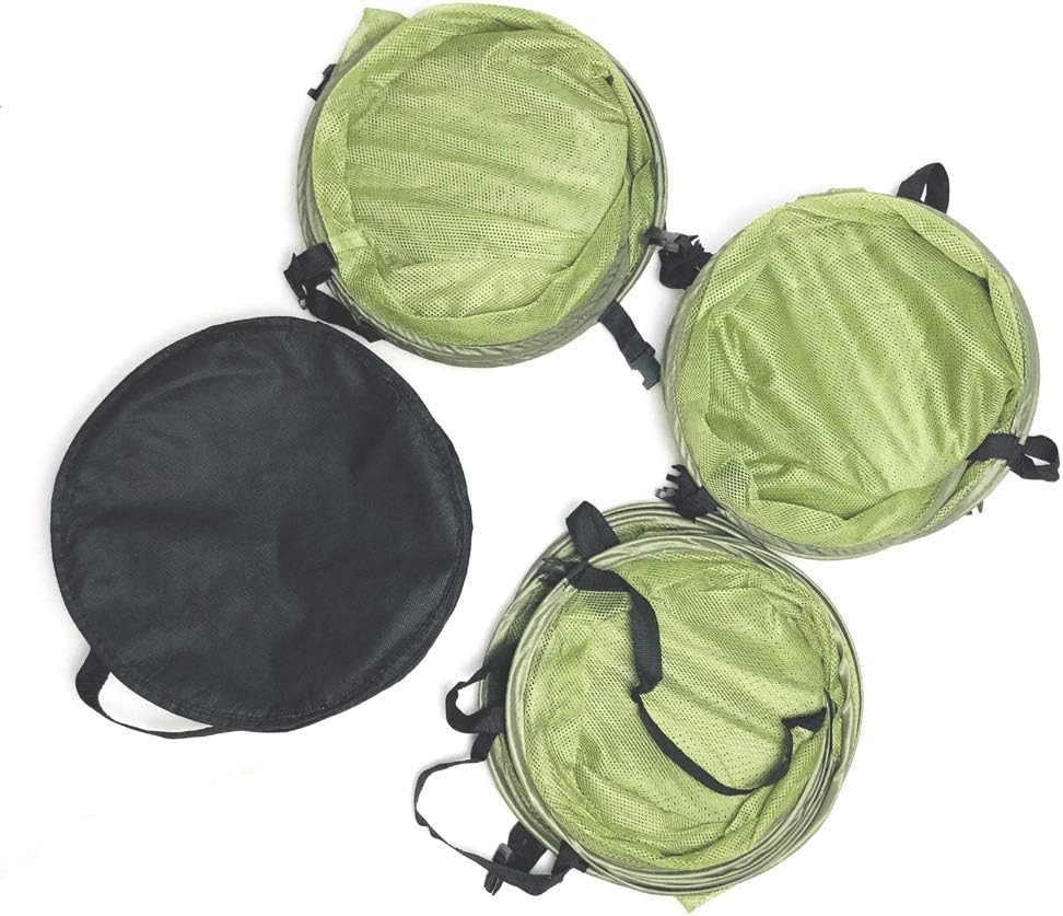 HORTIPOTS Hanging Drying Racks 2 FT Mesh Herb Dryer for Herbs and Clothes (2 FT Diameter, Green)