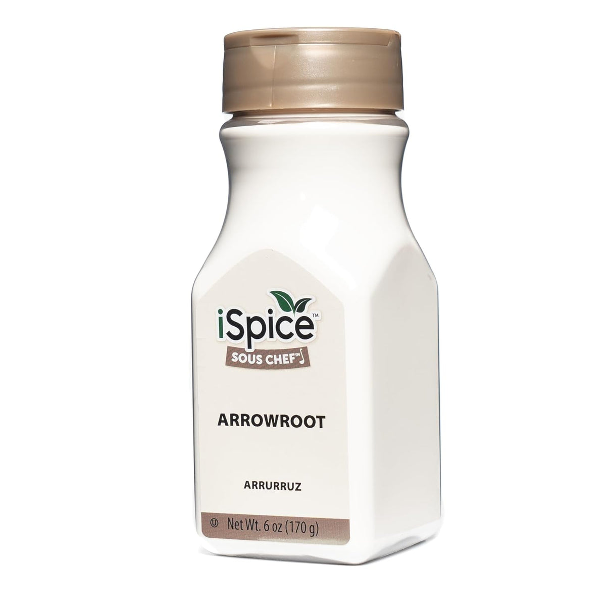 iSpice Premium Arrowroot Powder |Natural Thickener Arrowroot Flour |Gluten-Free Arrowroot Starch| Non -GMO Arrow Powder | 6oz (170g)