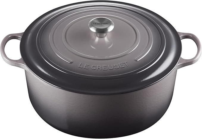 Le Creuset Enameled Cast Iron Signature Round Dutch Oven, 13.25 qt., Oyster