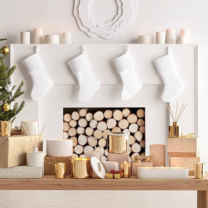 Thymes Frasier Fir Reed Diffuser Set – Includes Reeds, Fragrance Oil, and Frosted Glass Bottle – Fragrance Oil Diffuser – Room Fresheners – Luxury Home Decor – Gold (Gilded, 4 fl oz)