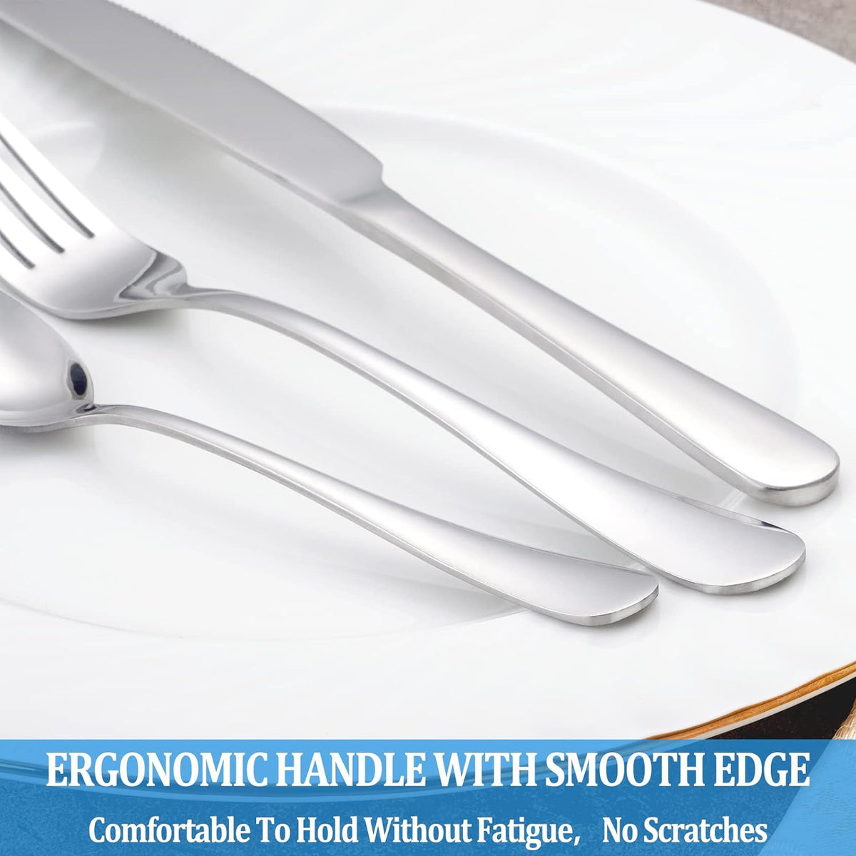 24 Pcs Teaspoons Set, Food Grade Stainless Steel Tea Spoons, Durable Small Spoons, Metal Dessert Spoon, Spoon Silverware for Home, Kitchen or Restaurant, Mirror Polished & Dishwasher Safe, 6.7-Inch