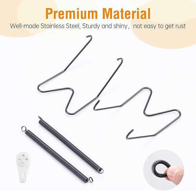 Bilillo 3 Pack Plate Hangers for The Wall, Suitable for 16''-20'' Decorative Plate,Invisible Heavy Duty Wire Plate Holder with Wall Hooks, Plate Hangers for Displaying Plates, Platter, Dish (Black)