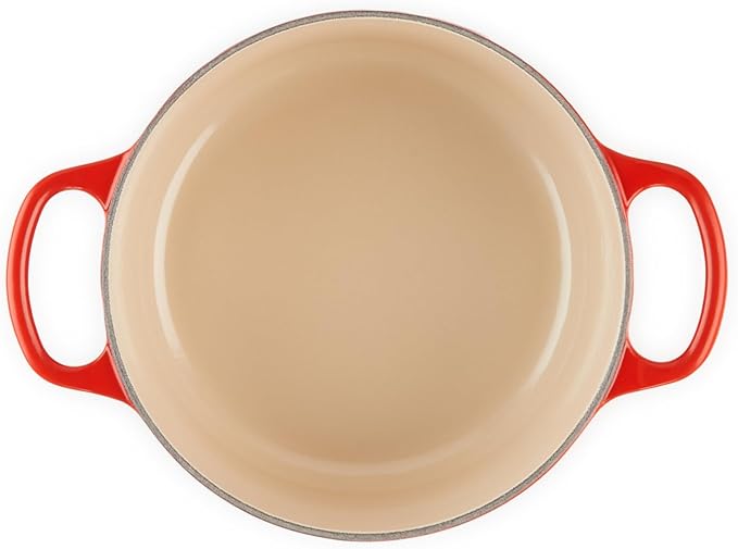 Le Creuset Enameled Cast Iron Signature Round Dutch Oven, 2 qt., Cerise