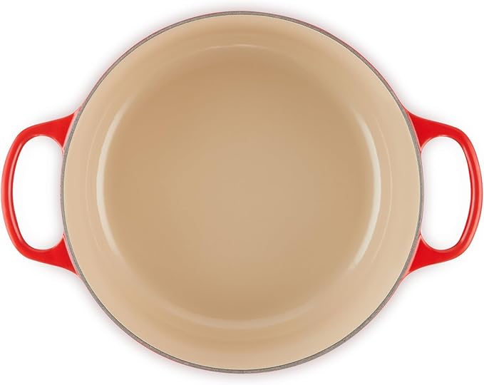 Le Creuset Enameled Cast Iron Signature Round Dutch Oven, 5.5 qt., Cerise
