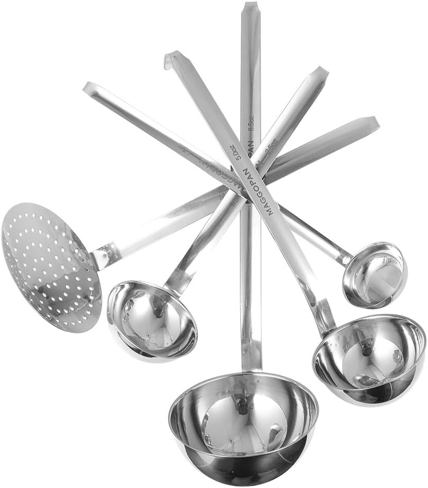 Stainless Steel Soup Ladle (5 PCS SET)