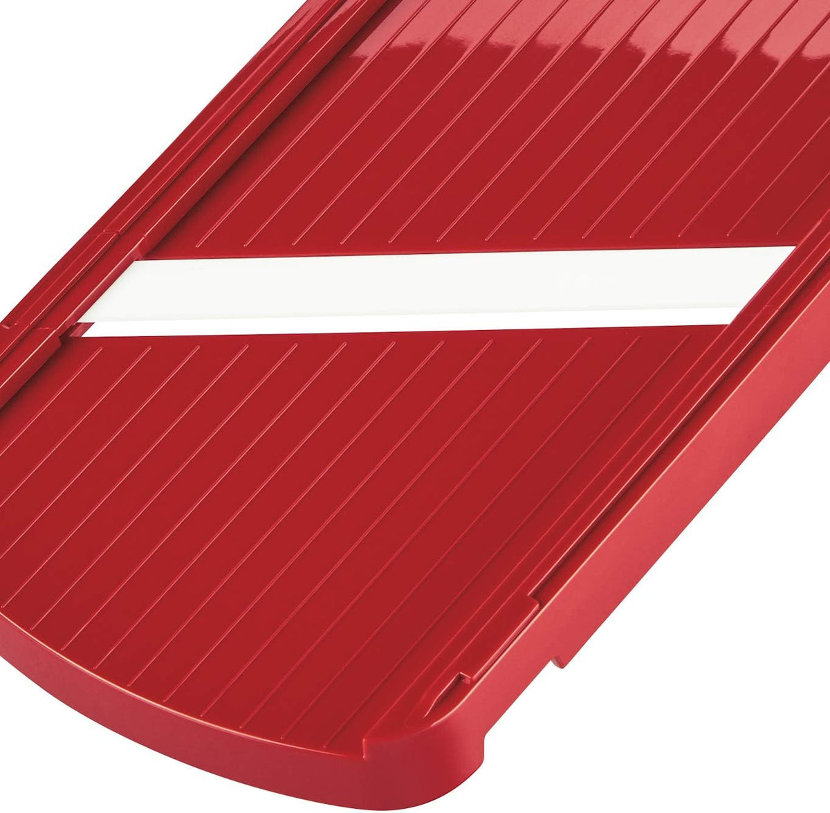 Kyocera Advanced Ceramic Double-edged Mandolin Slicer With Guard, Red