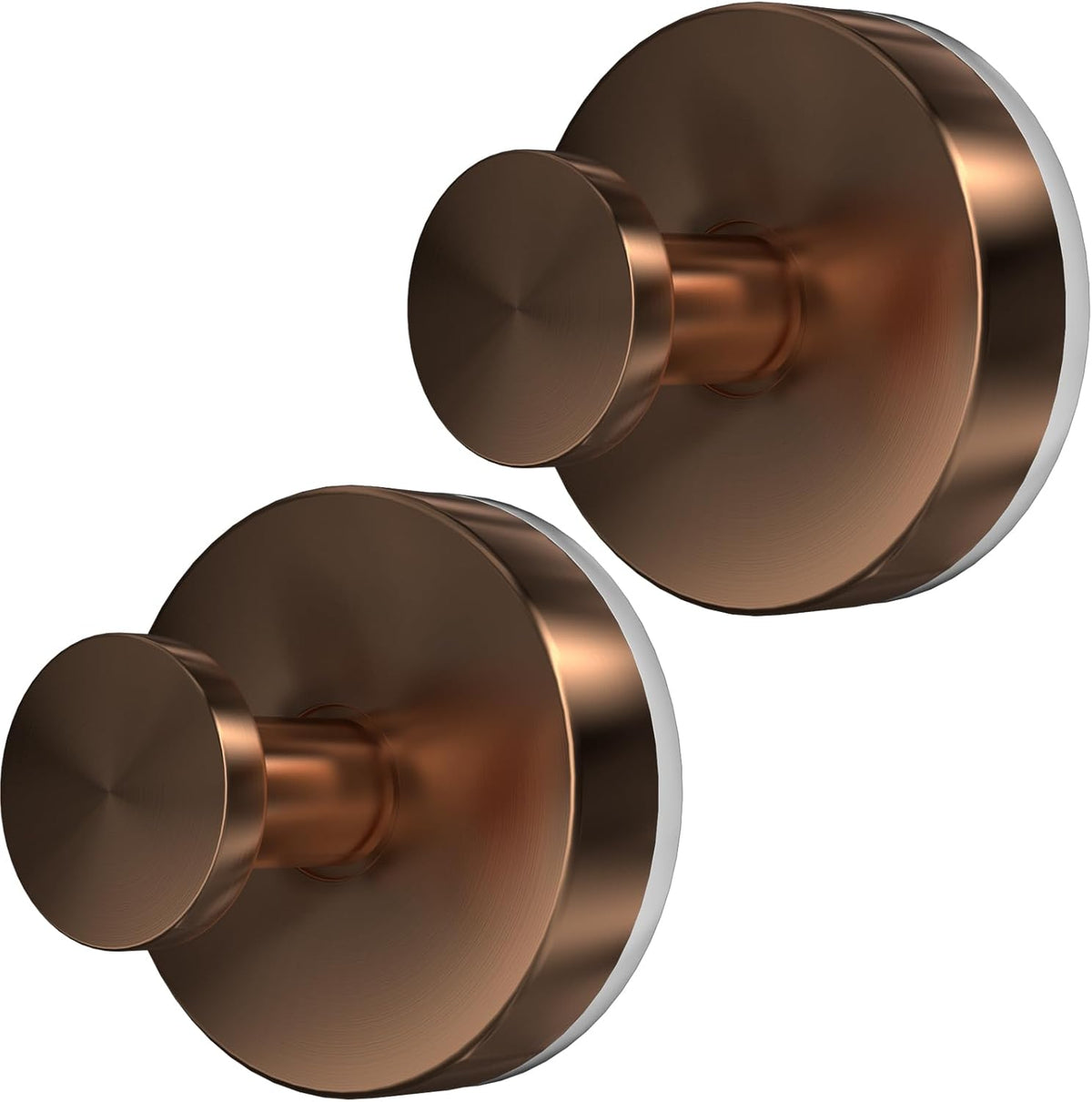 Suction Cup Hooks for Shower, 2 PCS No-Drill Towel Holder for Bathrooms Wall, Glass Door, Mirror, Tiles, Kitchen, Hold Robe & Wreath, Hanging up to 15 lbs – Waterproof & Rustproof, Loofah-Gold Rose