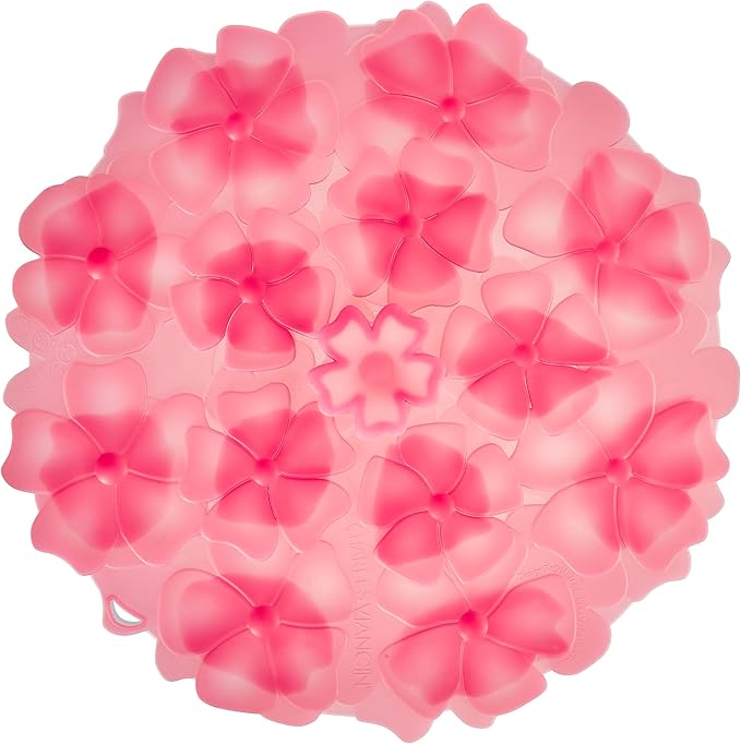 Charles Viancin Silicone Lids - Geranium Silicone Bowl Covers/Airtight Pan Lid (11 Inch Candy Pink)