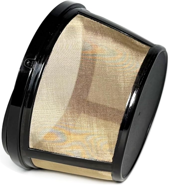 2-PACK Gold Reusable 8-12 Cup Basket Coffee Filter for Mr. Coffee Coffee Makers and Black & Decker Coffee Maker