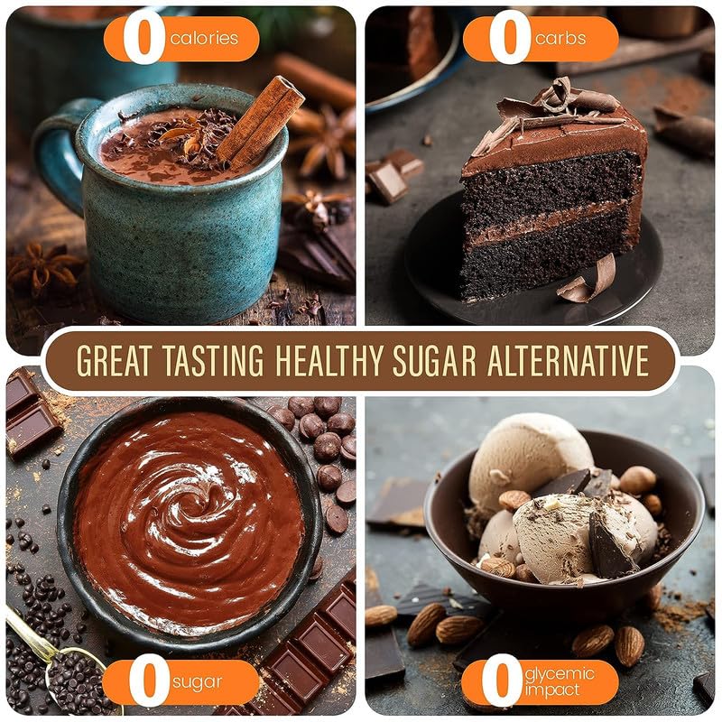 Stevia Select Dark Chocolate Pure Stevia Liquid - Zero Calorie Sweetener - All Natural Liquid Stevia Extract Sweetener Liquid - Keto Sugar Stevia Extract - Keto Sweetener 2 Oz (2 Pack)