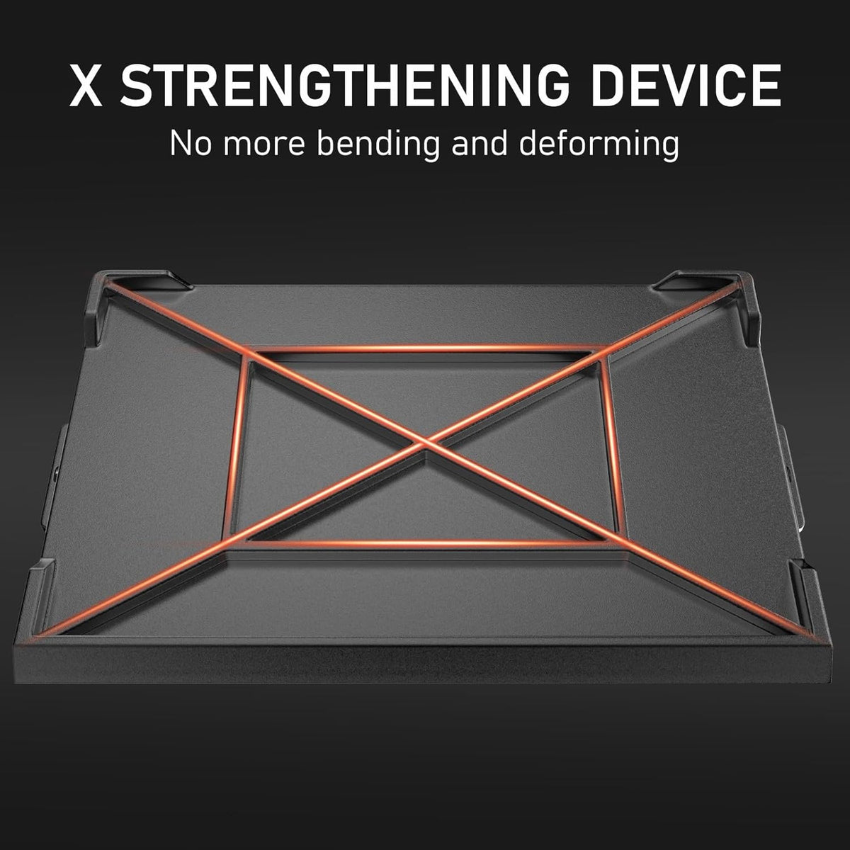 Utheer 23" x 16" Cast Iron Griddle for Gas Grill and Stove Top, Universal Flat Top Griddle with Pre-Seasoned Nonstick Coating, X-Shaped Reinforced Ridges, Perfect for Healthy Cooking, Parties, Camping