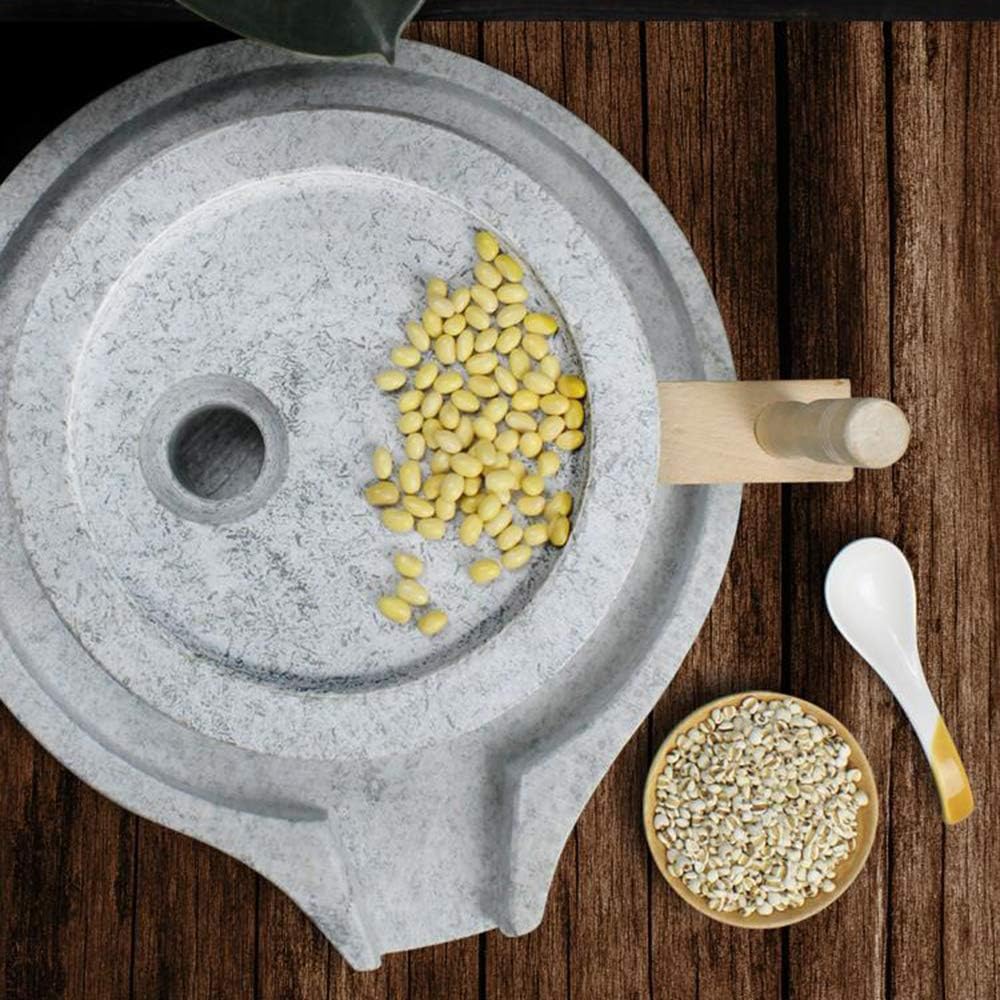 Natural Granite Handmade Stone Mill/Grinder (13.8Wx17.7L)