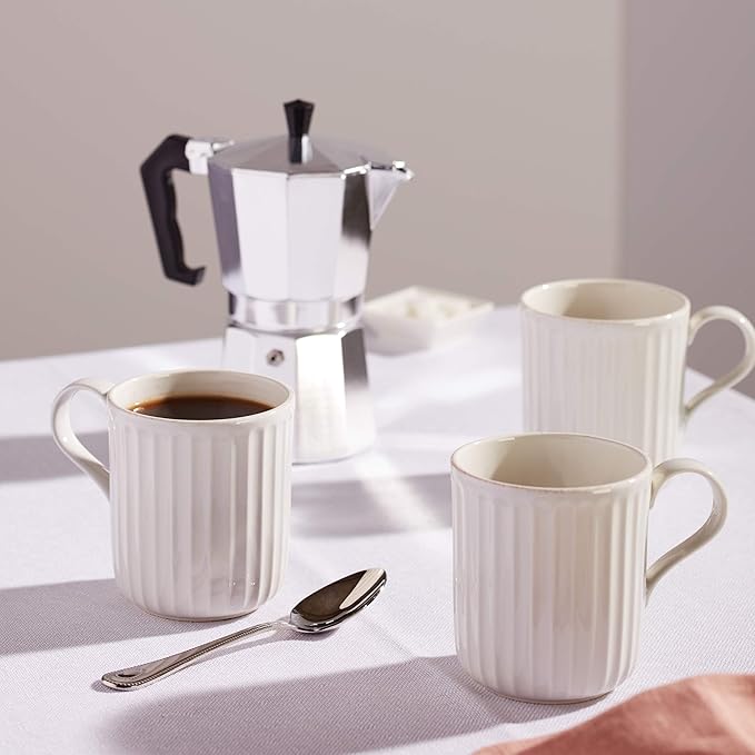 Lenox 893549 French Perle Scallop 4-Piece Mug Set