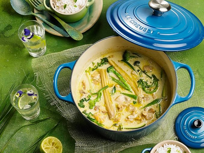 Le Creuset Enameled Cast Iron Signature Round Dutch Oven, 13.25 qt., Marseille