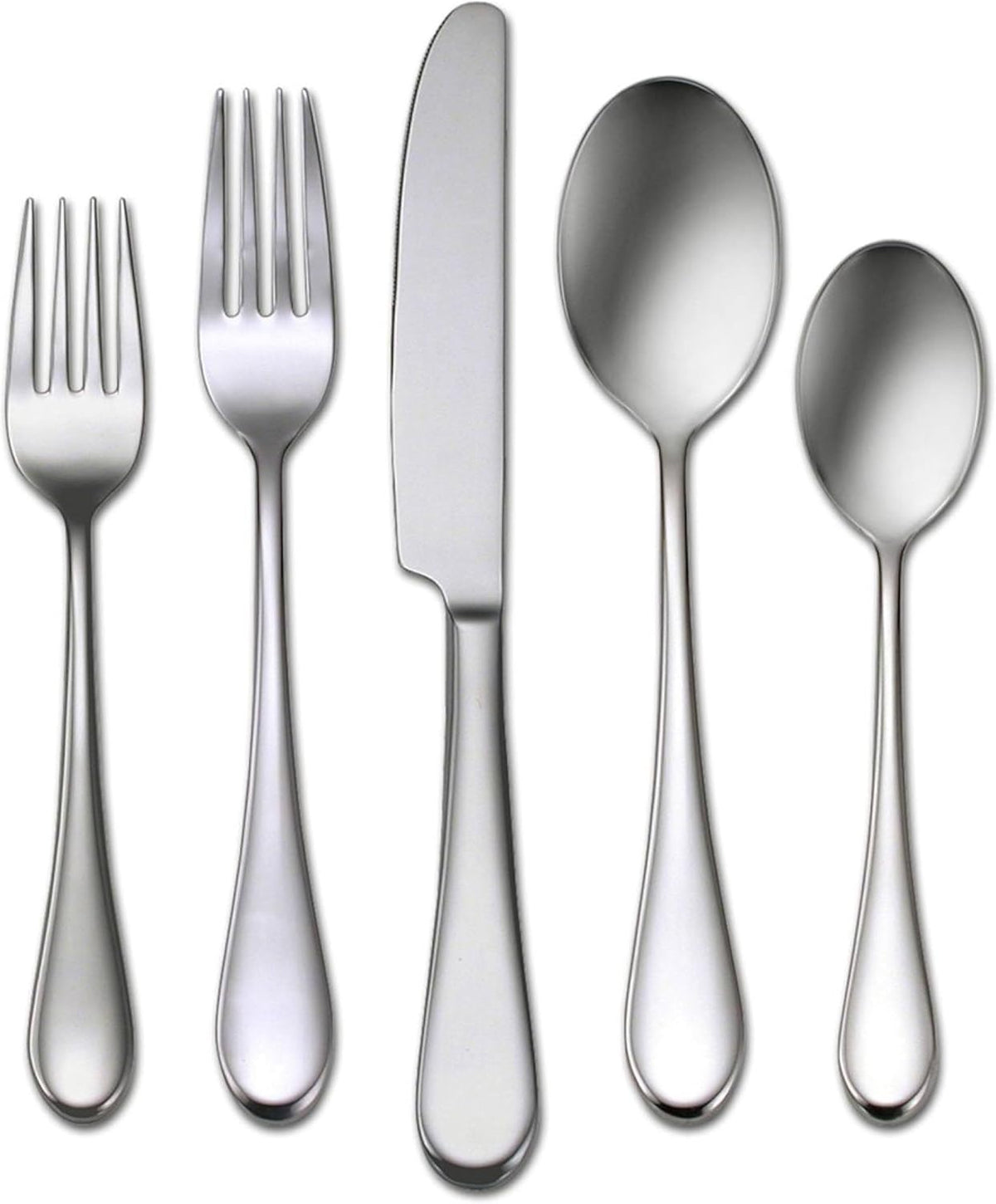 Oneida Icarus 45-Piece Flatware Set, Service for 8, Silver