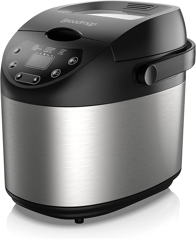 Breadman 2-Pound Bread Maker, Stainless Steel, BK1200SS