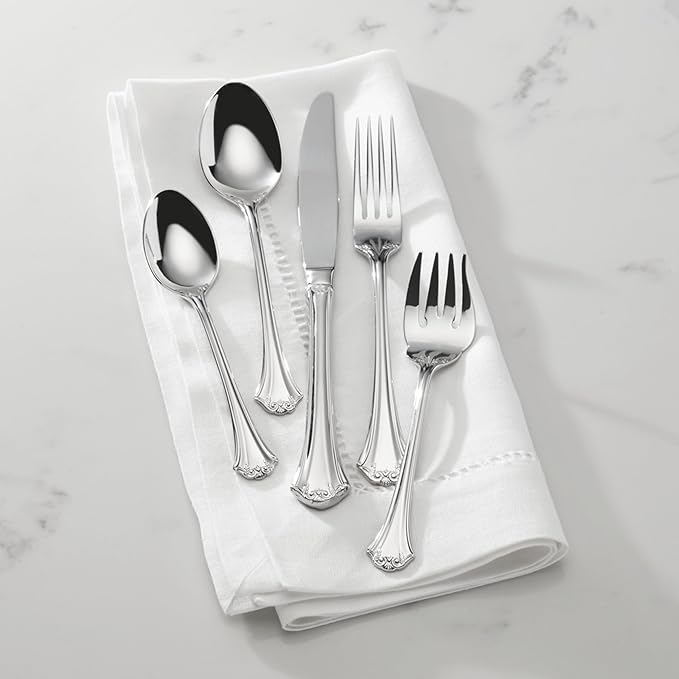 Reed & Barton Country French 5Pc Flatware Place Setting, 5 Piece, Silver