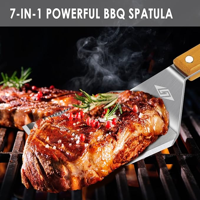 BBQ Tools Grill Set, Extra Long BBQ Accessories,Grill Accessories for Outdoor Grill,Best BBQ Grilling Gifts for Men Unique