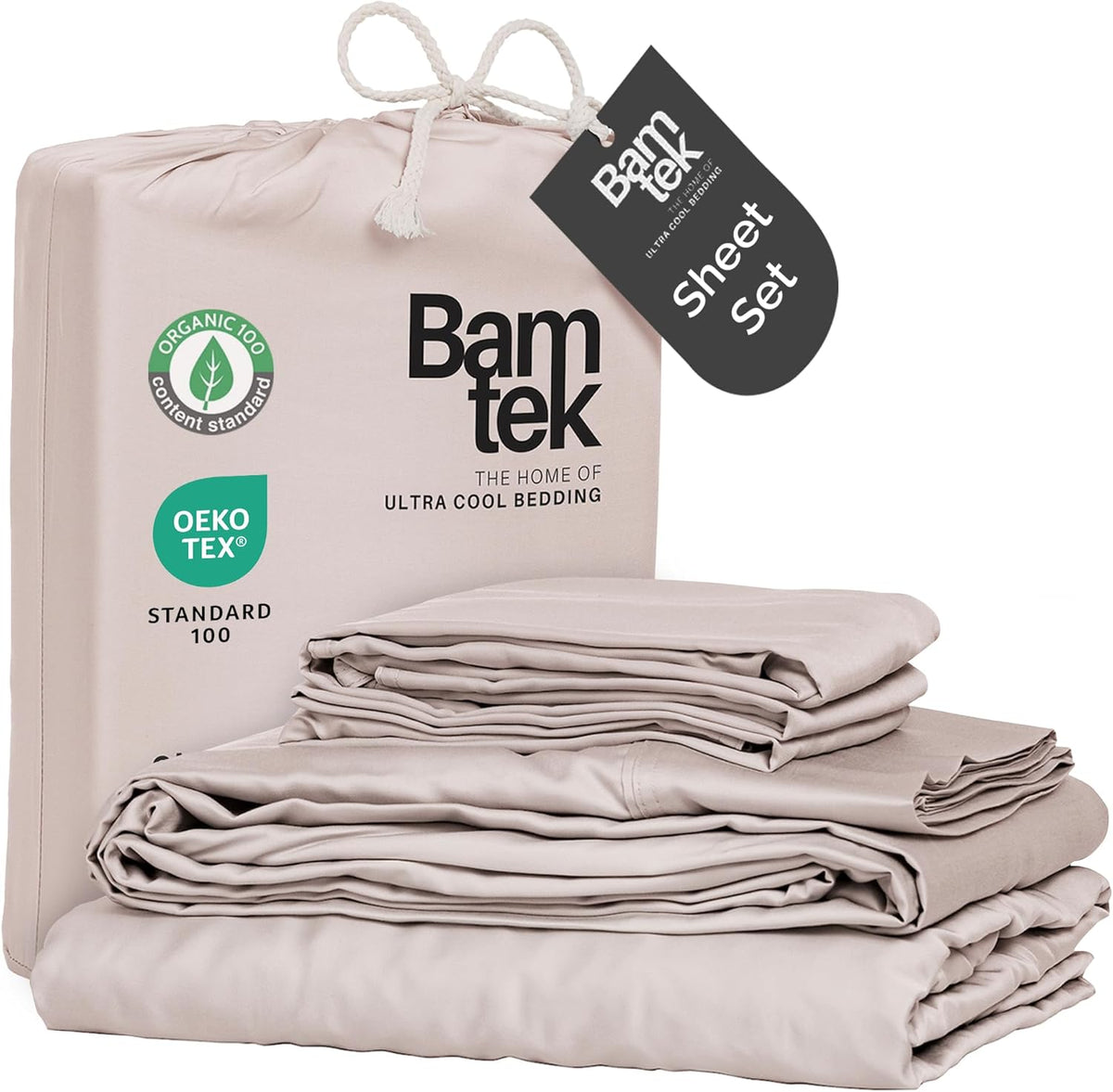 100% Viscose from Bamboo Sheets California King Size, Super Soft Bedding Set, 4PC Cooling Sheets for Hot Sleepers, Vegan Silk Moisture Wicking, Organically Grown Bedsheet, Blush - 72" x 84"