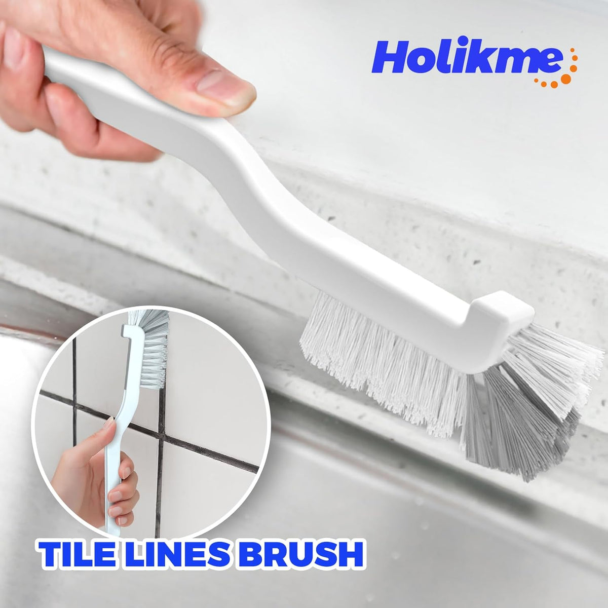 Holikme 6Pack Kitchen Cleaning Brush, Green
