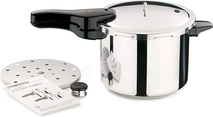 Presto 01362 6-Quart Stainless Steel Pressure Cooker