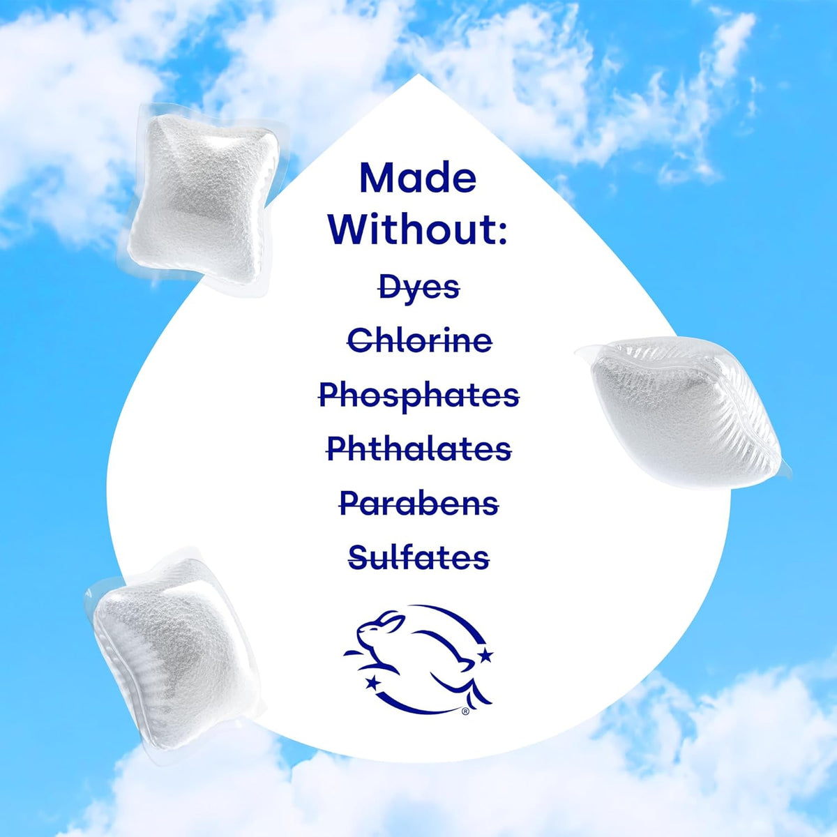 Dropps UltraWash Dishwasher Pods, Fresh Rain (64 Count) - Biobased Power Deep Clean Dishwasher Detergent Tablets for Sparkling Shiny Dishes - No Rinse Aid or Pre-Wash Needed - Dishwashing Pods