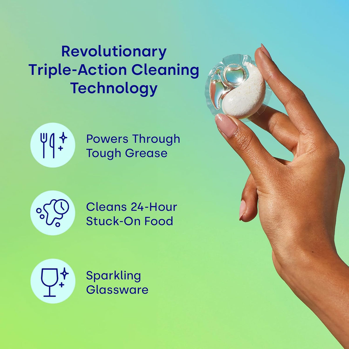 Dropps UltraWash Plus Dishwasher Detergent, Lemon Citrus (64 Pods) - Triple Action Biobased Power Deep Clean Dishwasher Detergent Tablets for Tough Stains - Dishwashing Pods for Shiny Dishes