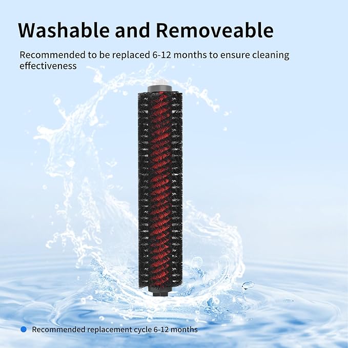 23 PCS Accessories Kit Compatible with Roborock S8 Pro Ultra Robot Vacuum Cleaner,6 Side Brushes,4 HEPA Filters,4 Dust Bags,1 Cleaning Brush,2 Main Brushes,4 Mop Pads,2 Tools