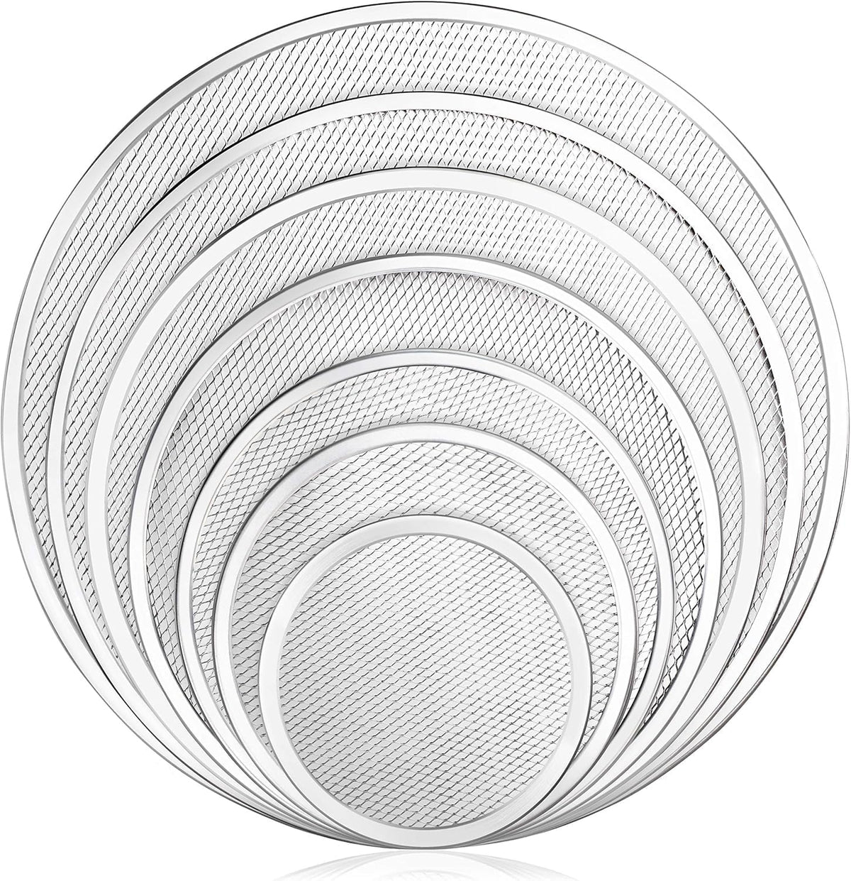 20-inch Aluminum Pizza Screen | Commercial Grade Pizza/Baking Screen for Oven | Pizza Baking Tray for Home And Restaurant | Round, Aluminum, 20-inch [1PK]