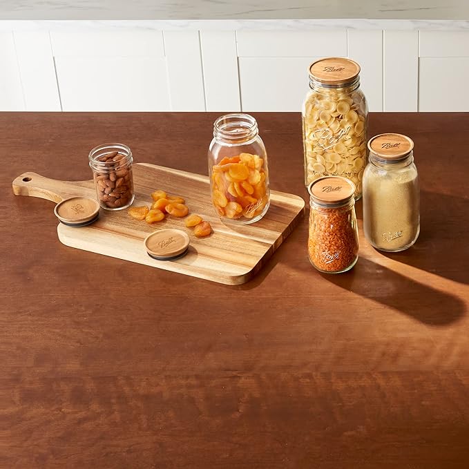 Ball® Jar Lids, 5 Pack Ball Jar Wooden Storage Lids
