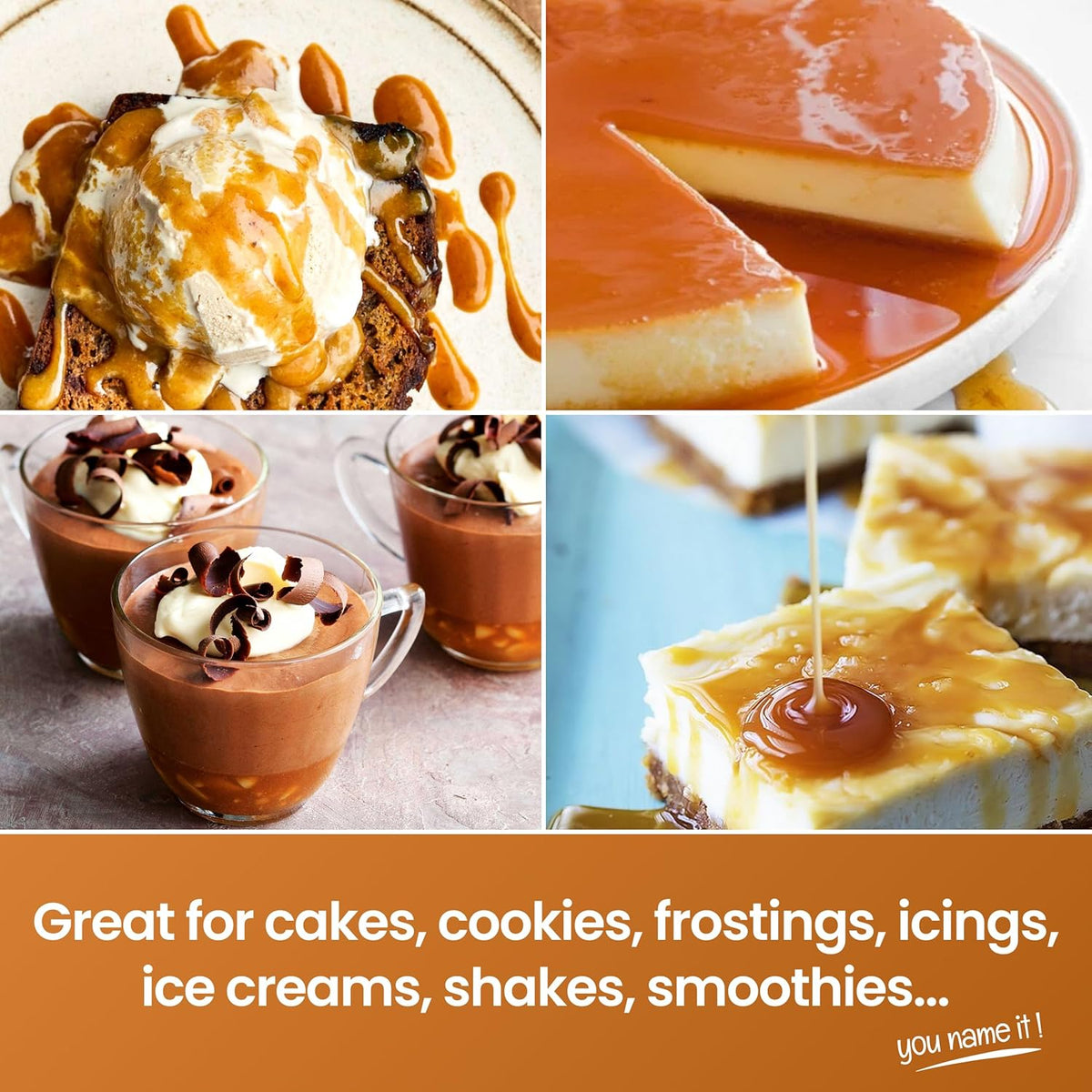 Lorann Oils Caramel Bakery Emulsion: Rich Caramel, Perfect for Boosting Sweet Caramel Notes in Cakes, Cookies & Desserts, Gluten-Free, Keto-Friendly, Caramel Extract Substitute Essential