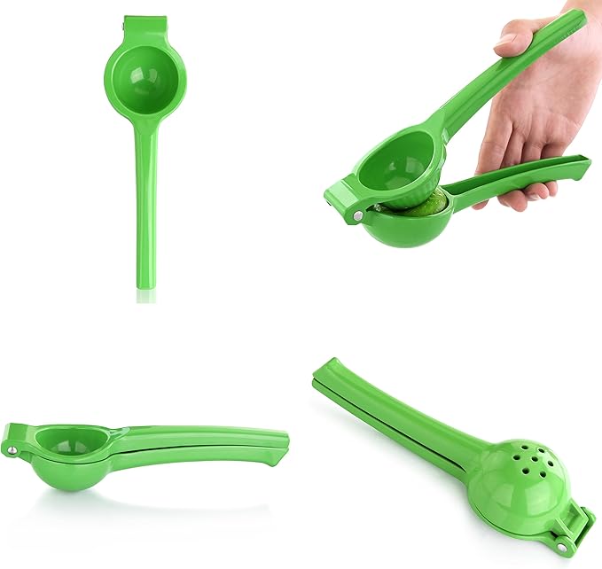 New Star Foodservice 42849 Enameled Aluminum Lime Squeezer, Green