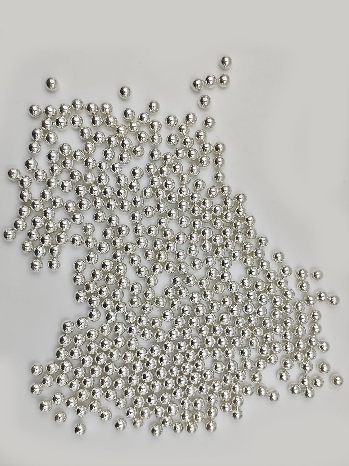 Silver Pearl Sugar Sprinkles 3.53 oz, 7mm Candy Pearls Ideal for Baking, Cake and Cupcake Toppers, Cookie Decoration, Ice Cream Topping, Wedding Shower Valentines Halloween Christmas