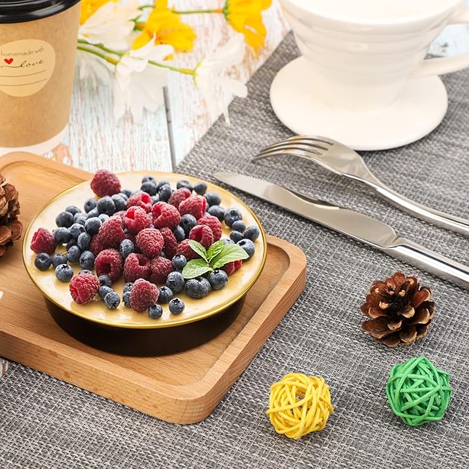 Beasea 20 Pack Cheesecake Pan with Lids, 8 Oz 4 Inch Round Foil Tart Tins Muffin Container with Lids Mini Pie Pans Mini Cake Pan Disposable Tart Pans For Pizza Pie Tart Quiche