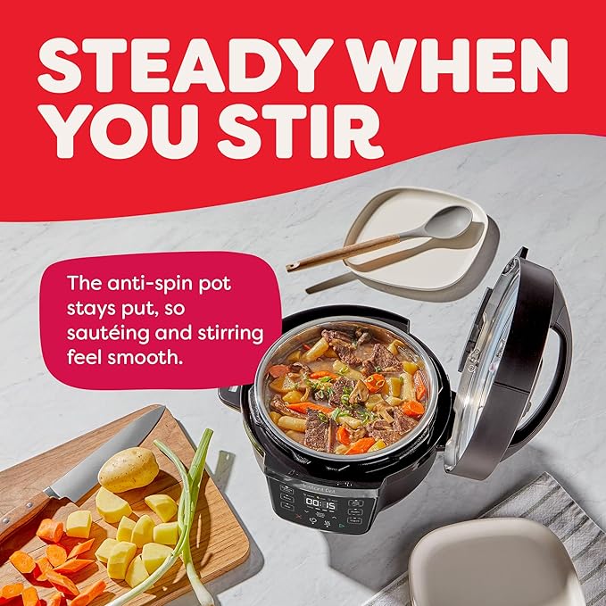Instant Pot 4QT RIO Mini 7-in-1 Multi-Cooker, Pressure Cooker, Slow cook, Sauté, Steam, Rice Maker, Yogurt, & Warmer, Black, 4 Quarts