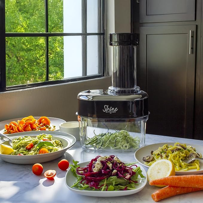 Shine Kitchen Co. SES-100 Electric Vegetable Spiralizer