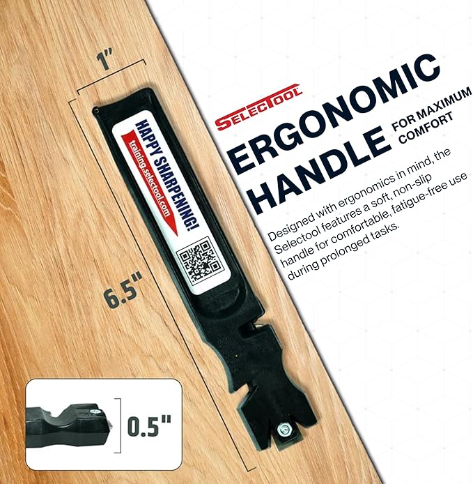 Selectool Tool and Knife Sharpener MultiTool Blade Sharpener for Kitchen Knives, Pocket Knife, Tools, Scissors, Axes & More, EDC Gadgets for Outdoor Hunting and Fishing, Effortless, Made in USA, 1 pc