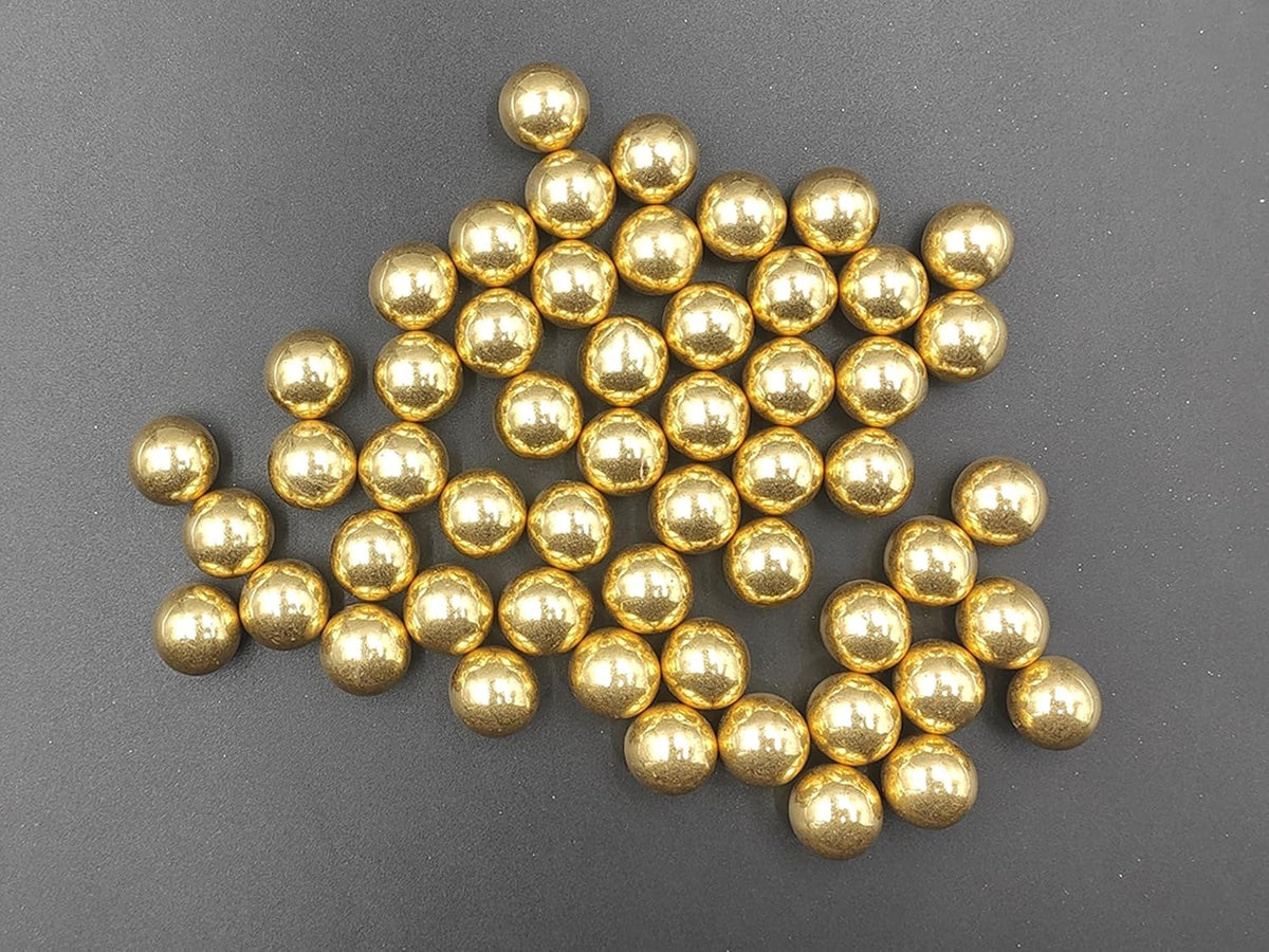 Gold Pearl Sugar Sprinkles 3.53 oz, 14mm Candy Pearls Ideal for Baking, Cake and Cupcake Toppers, Cookie Decoration, Ice Cream Topping, Wedding Shower Valentines Halloween Christmas
