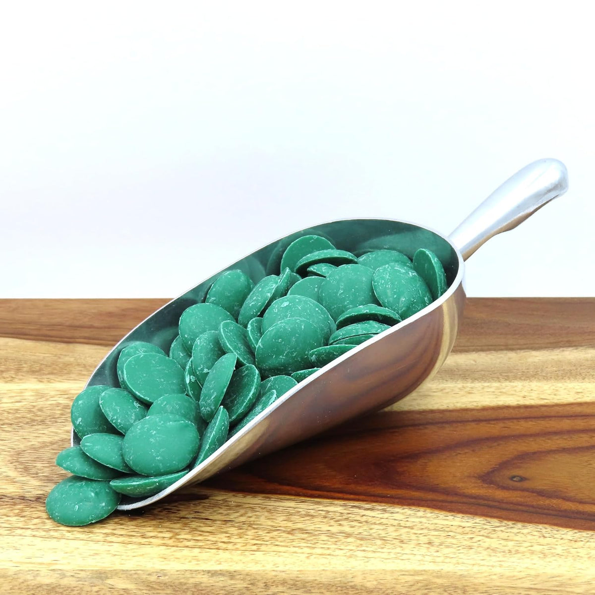 MERCKENS Coating Wafers, Dark Green Melting Chocolate, 2 Pound Package