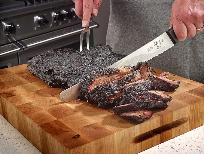 Mercer Culinary Renaissance 12 Inch Wavy Edge Brisket Knife