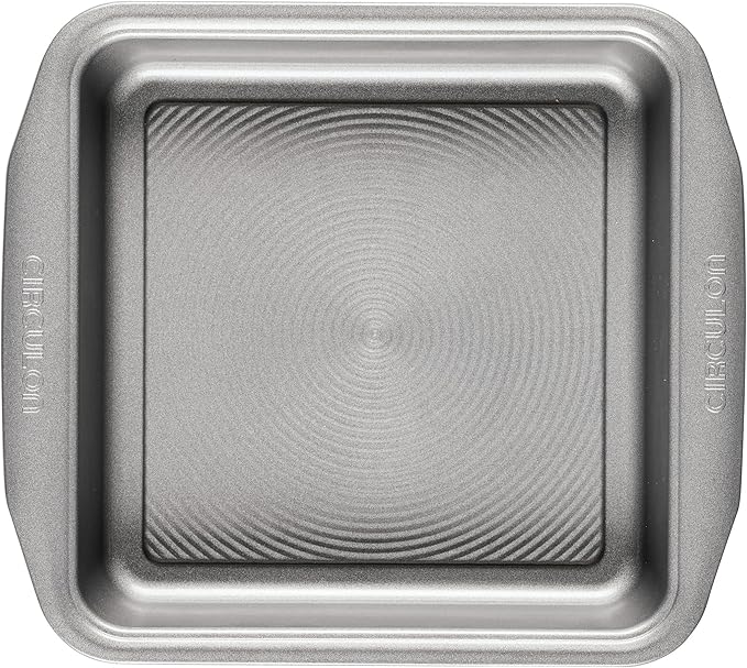 Circulon Nonstick Bakeware Baking Pan / Cake Pan, Square - 9 Inch, Gray