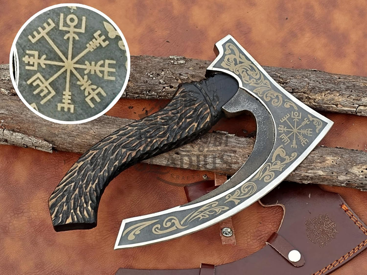 | Handcrafted Pizza Axe | Viking Pizza Axe | Authentic Handmade Pizza Hatchet – Ideal Choice for Culinary Enthusiasts